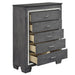 Allura Chest in Gray 1916GY-9 - Home Discount Furniture - NJ-linden