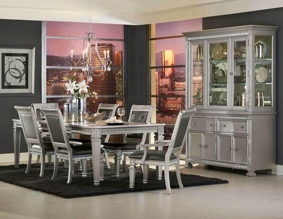 Bevelle Buffet with Hutch in Silver 1958-50-55 - Home Discount Furniture - NJ-linden