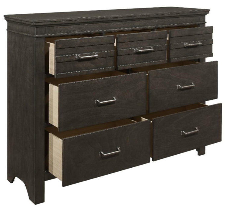 Blaire Farm Dresser in Saddle Brown Wood 1675-5 - Home Discount Furniture - NJ-linden