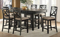 Baywater Counter Height Table in Natural and Black 5705BK-36 - Home Discount Furniture - NJ-linden