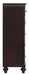 Marston 5 Drawer Chest in Dark Cherry 2615DC-9 - Home Discount Furniture - NJ-linden