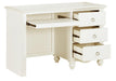 Meghan 3 Drawer Writing Desk in White 2058WH-15 - Home Discount Furniture - NJ-linden
