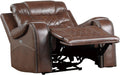 Putnam Swivel Glider Reclining Chair in Brown 9405BR-1 - Home Discount Furniture - NJ-linden