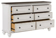 Baylesford Dresser in Two Tone 1624W-5 - Home Discount Furniture - NJ-linden