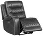 Putnam Power Left Side Reclining Chair with USB Port in Gray 9405GY-LRPW - Home Discount Furniture - NJ-linden