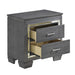 Allura Nightstand in Gray 1916GY-4 - Home Discount Furniture - NJ-linden
