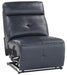 Avenue Armless Reclining Chair in Navy 9469NVB-AR - Home Discount Furniture - NJ-linden