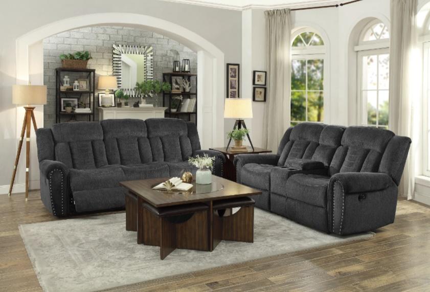 Nutmeg Glider Reclining Chair in Charcoal Gray 9901CC-1 - Home Discount Furniture - NJ-linden