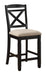 Baywater Counter Height Chair in Black (Set of 2) - Home Discount Furniture - NJ-linden