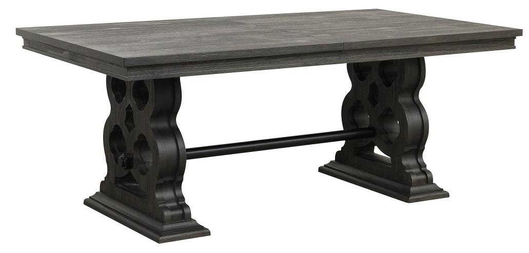 Arasina Dining Table in Dark Pewter 5559N-96* - Home Discount Furniture - NJ-linden