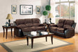 Granley Double Reclining Loveseat in Chocolate 9700FCP-2 - Home Discount Furniture - NJ-linden