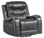 Putnam Swivel Glider Reclining Chair in Gray 9405GY-1 - Home Discount Furniture - NJ-linden
