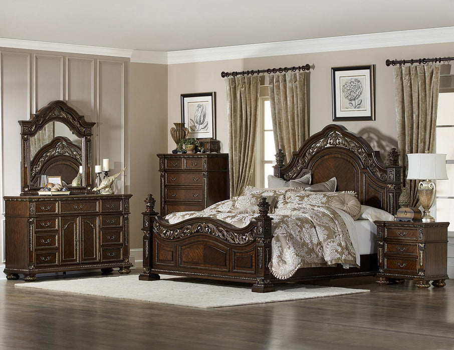 Catalonia Mirror in Cherry 1824-6 - Home Discount Furniture - NJ-linden