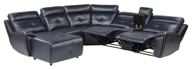 Avenue Left Side Chaise in Navy 9469NVB-LC - Home Discount Furniture - NJ-linden