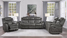 Centeroak Double Reclining Sofa in Gray 9479BRG-3 - Home Discount Furniture - NJ-linden