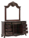 Deryn Park Mirror in Cherry 2243-6 - Home Discount Furniture - NJ-linden