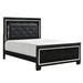 Allura King Panel Bed in Black 1916KBK-1EK* - Home Discount Furniture - NJ-linden