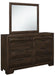 Chesky Mirror in Warm Espresso 1753-6 - Home Discount Furniture - NJ-linden