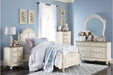 Cinderella 5 Drawer Chest in Antique White with Grey Rub-Through 1386NW-9 - Home Discount Furniture - NJ-linden