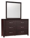 Edina 6 Drawer Dresser in Espresso-Hinted Cherry 2145-5 - Home Discount Furniture - NJ-linden
