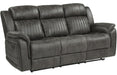 Centeroak Double Reclining Sofa in Gray 9479BRG-3 - Home Discount Furniture - NJ-linden