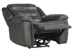 Danio Power Double Reclining Chair with Power Headrests in Dark Gray 9528DGY-1PWH - Home Discount Furniture - NJ-linden