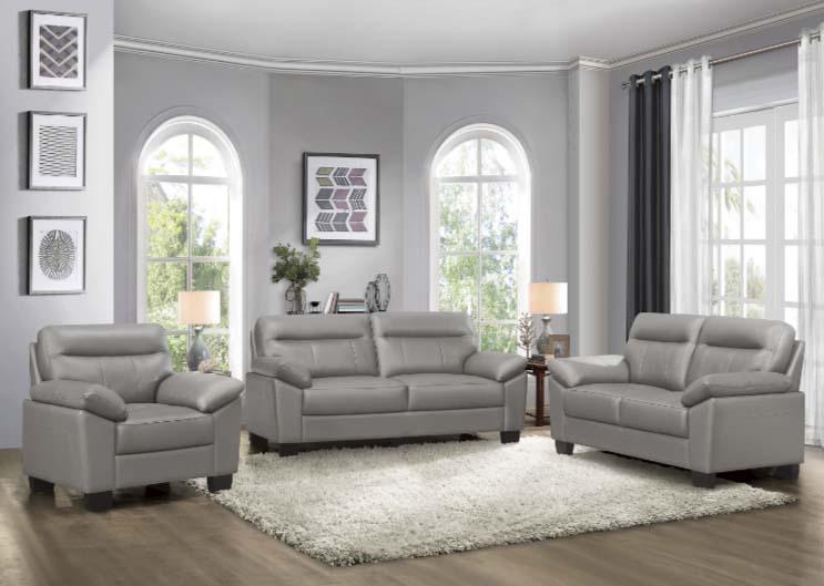Denizen Loveseat in Gray 9537GRY-2 - Home Discount Furniture - NJ-linden