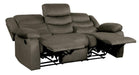 Discus Double Reclining Sofa in Brown 9526BR-3 - Home Discount Furniture - NJ-linden