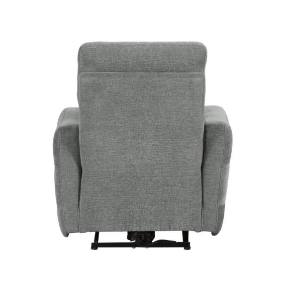 Edition Power Lay Flat Reclining Chair in Dove Grey 9804DV-1PWH - Home Discount Furniture - NJ-linden