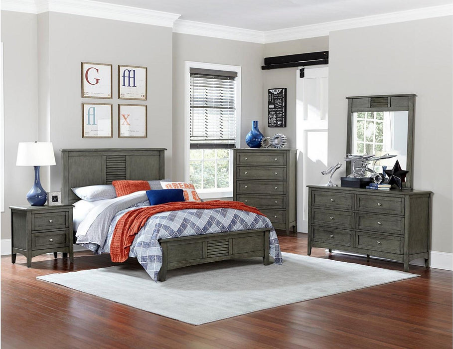 Garcia Full Panel Bed in Gray 2046F-1 - Home Discount Furniture - NJ-linden