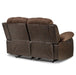 Granley Double Reclining Loveseat in Chocolate 9700FCP-2 - Home Discount Furniture - NJ-linden