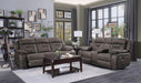 Madrona Double Reclining Loveseat in Dark Brown 9989DB-2 - Home Discount Furniture - NJ-linden