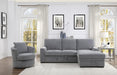 Morelia Swivel Chair in Dark Gray 9468DG-1 - Home Discount Furniture - NJ-linden