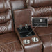 Putnam Power Double Reclining Loveseat in Brown 9405BR-2PW - Home Discount Furniture - NJ-linden