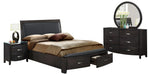 Lyric Queen Sleigh Storage Bed in Brownish Gray 1737NGY-1 - Home Discount Furniture - NJ-linden