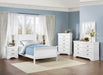 Mayville 5 Drawer Chest in White 2147W-9 - Home Discount Furniture - NJ-linden