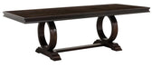 Oratorio Dining Table in Dark Cherry 5562-96* - Home Discount Furniture - NJ-linden