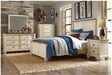 Weaver Queen Panel Bed in Antique White 1626-1* - Home Discount Furniture - NJ-linden