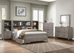 Woodrow Full Platform Bed in Gray 2042NBF-1* - Home Discount Furniture - NJ-linden
