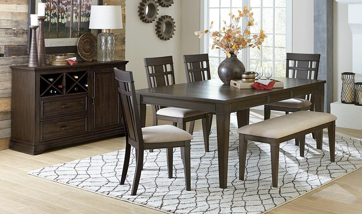 Makah Dining Table in Dark Brown 5496-78 - Home Discount Furniture - NJ-linden