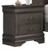 Homelegance Mayville 2 Drawer Nightstand in Gray 2147SG-4 image