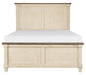 Homelegance Weaver King Panel Bed in Antique White 1626K-1EK* image