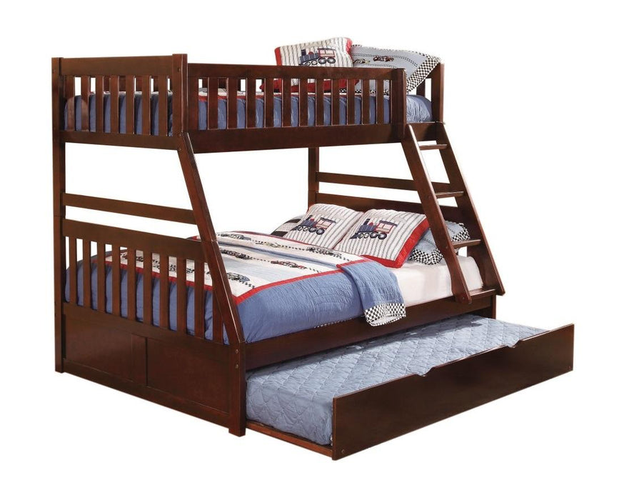 Rowe Twin/Full Bunk Bed w/ Trundle in Dark Cherry B2013TFDC-1*T image